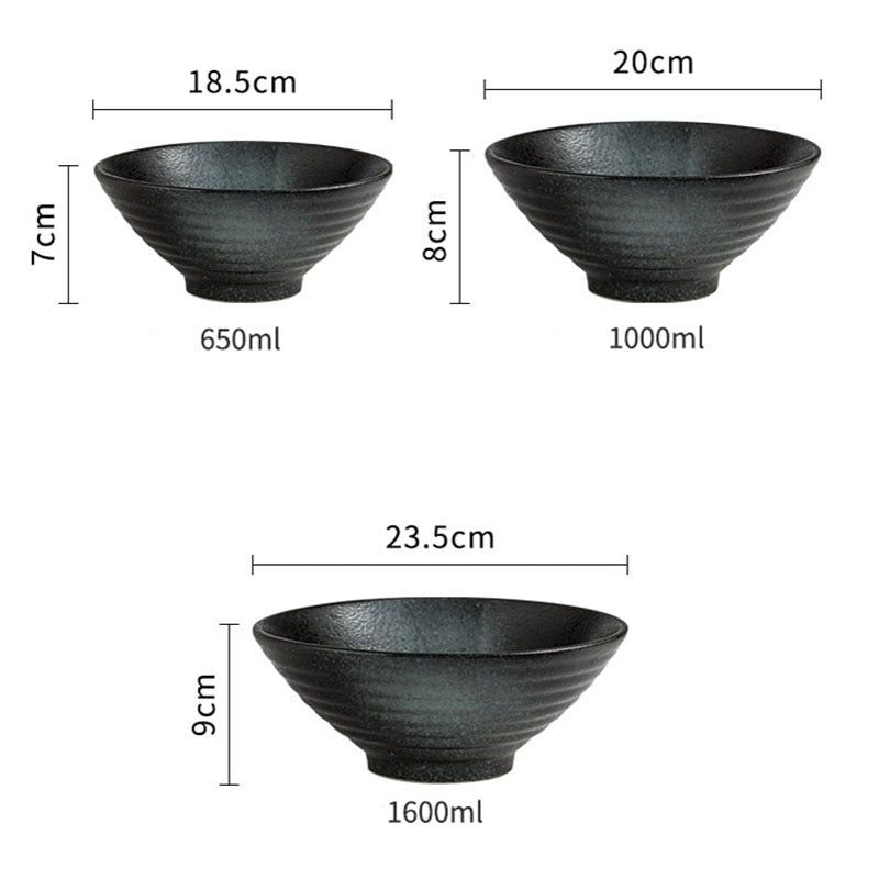 Japanese Ceramic Ramen Bowl 1600 ml