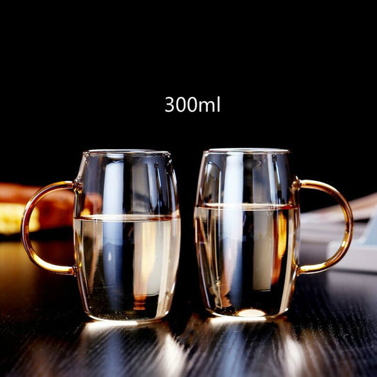 1.8L Heat Resistant Glass Jug With Glass Mugs