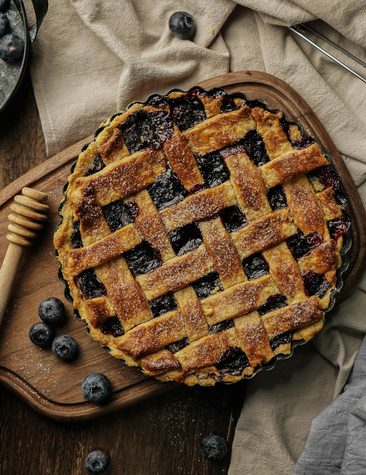 Welsh Mucky Mouth Pie (Traditional Wimberry Pie)