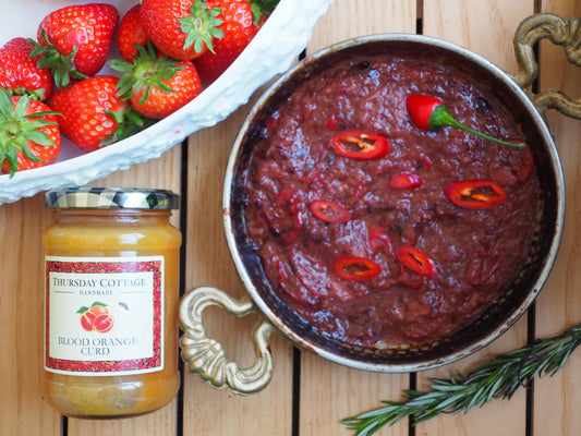 Blood Orange & Strawberry Chutney - British Summer Special