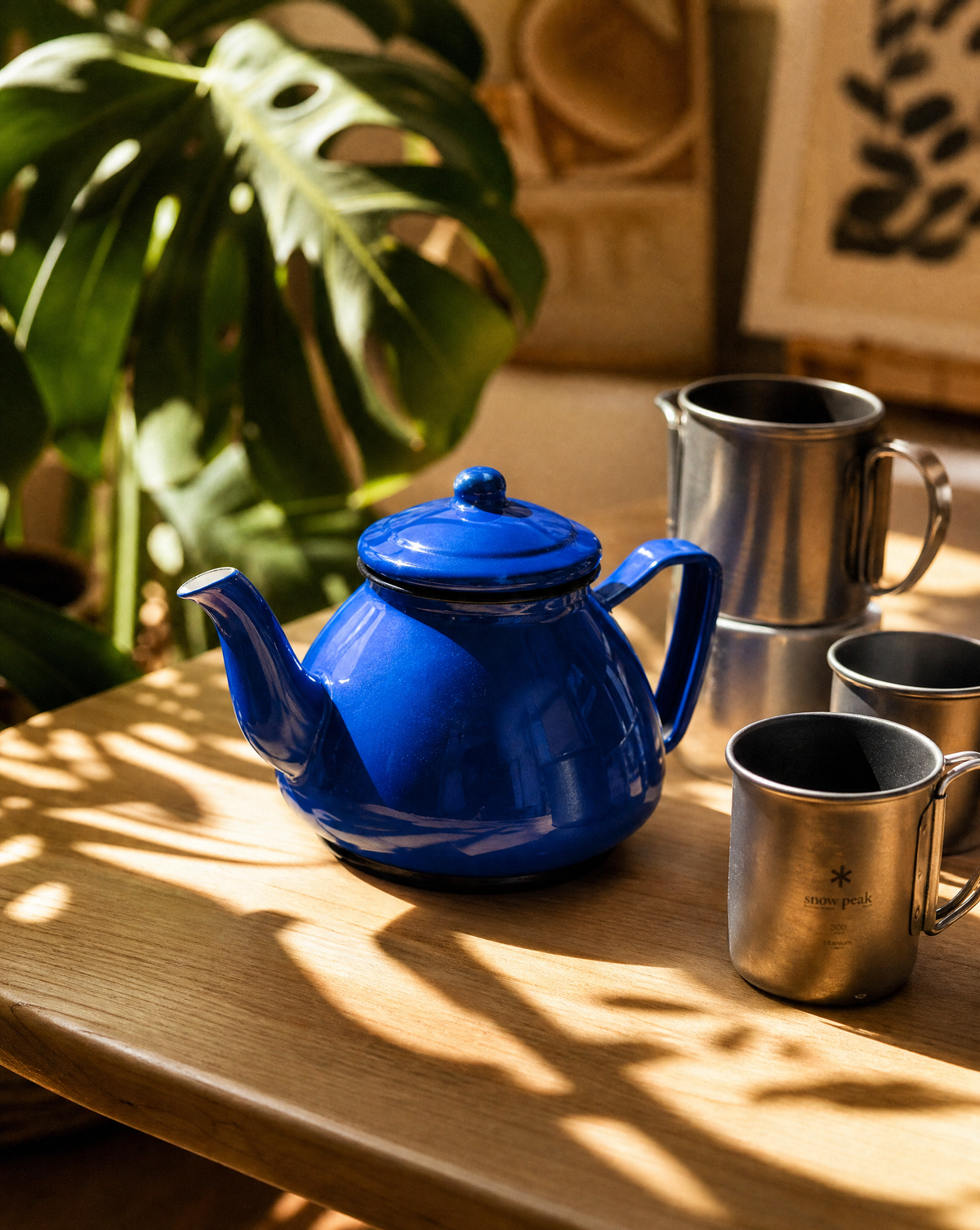1.0L Thickened Enamel Boiling Kettle, Household Kung Fu Teapot, Coffee Pot , Induction Cooker Gas Stove Universal Tea Kettle