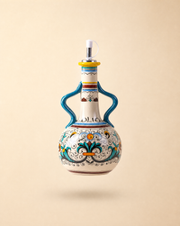 Ceramic Olive Oil Dispenser Bottle | Mediterranean Kitchen Oil Cruet - Mediterranean 500 ml