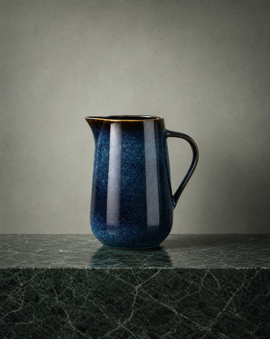 Navy Ceramic Jug 1.7L