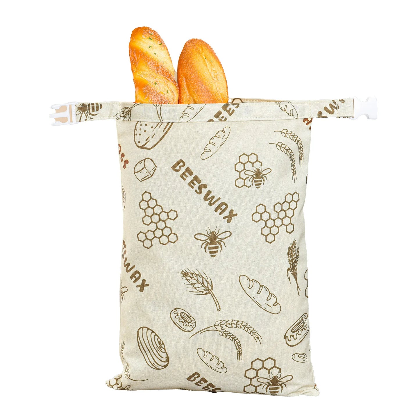 Cotton Beeswax Bags For Bread Storage