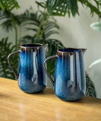 Navy Ceramic Jug 1.7L