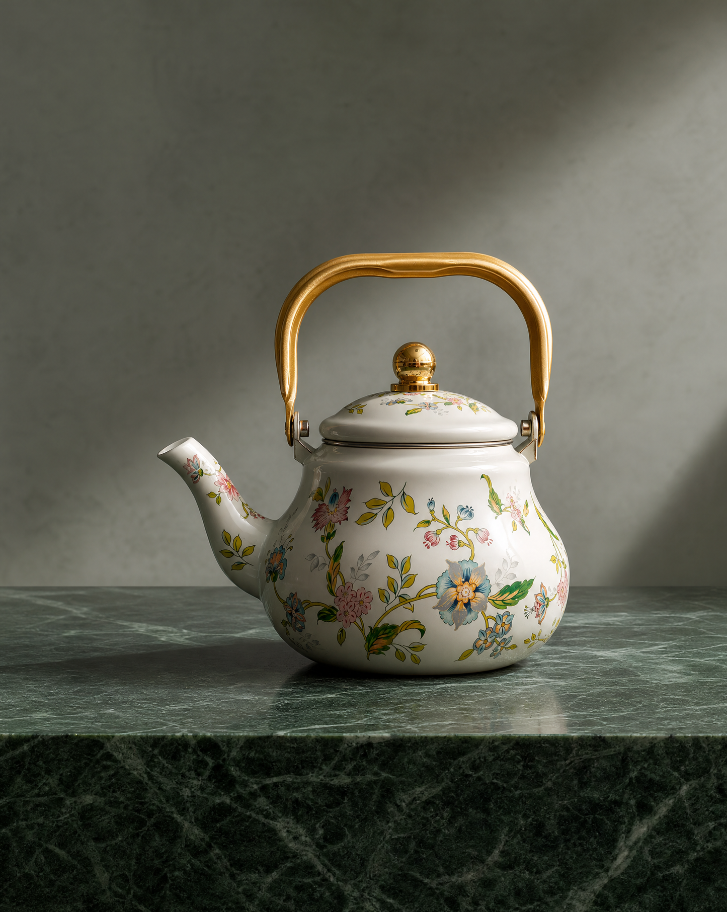 1.5L Enamel Enamel Teapot Boiling Kettle Cold Water Teapot Open Flame Induction Stoves Electric Pottery Stoves Universal