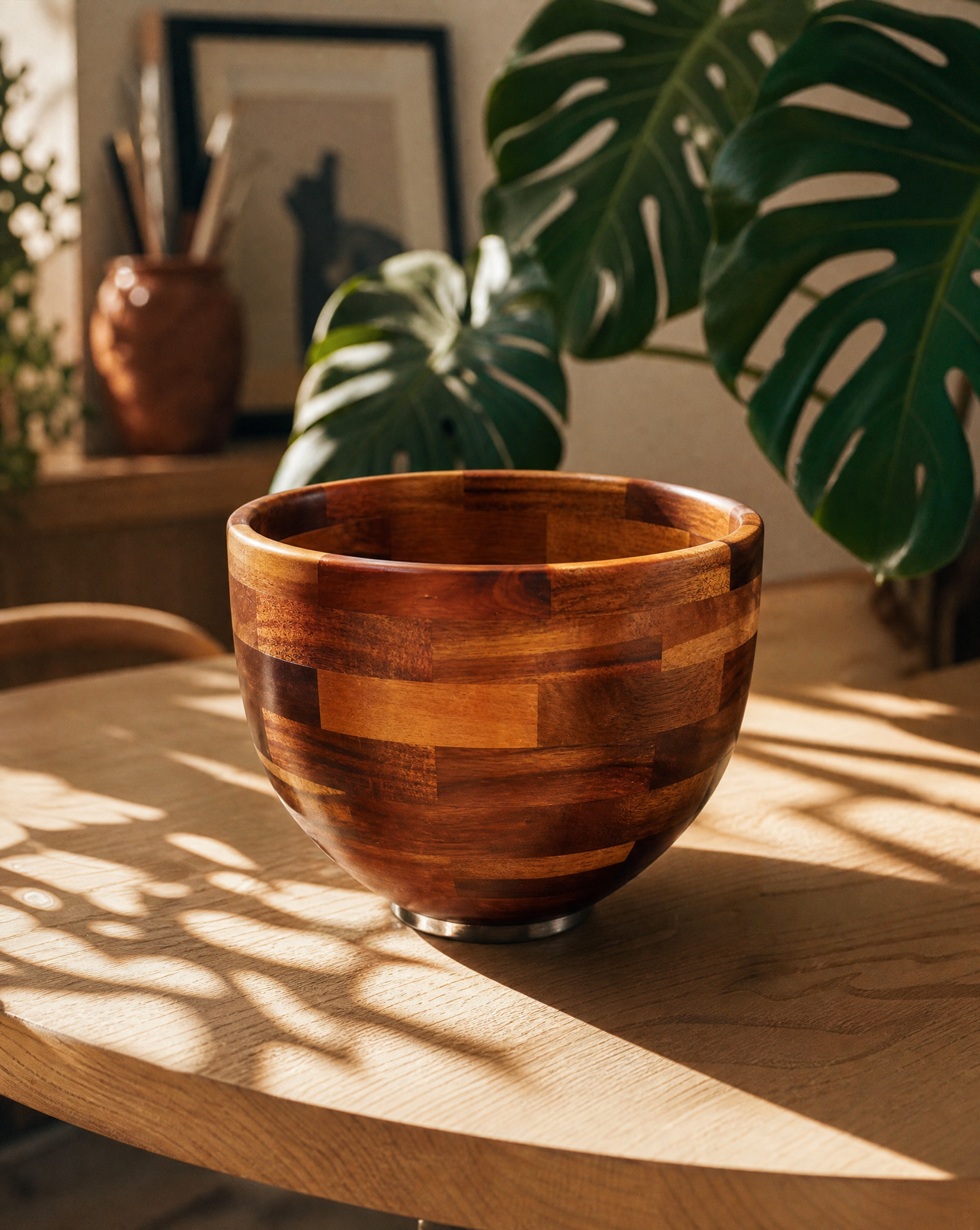 Wood Mixing Bowl Compatible with Kitchenaid 5QT