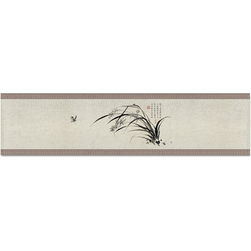 Chinese Ink Style Waterproof Table Runner