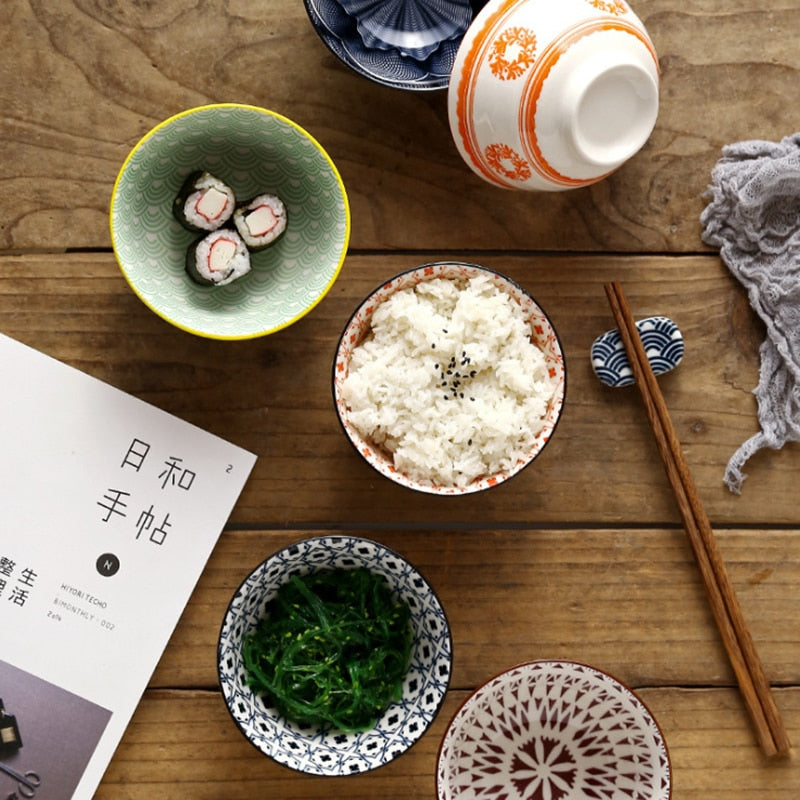 Small Asian Ceramic Bowl - Various Colours