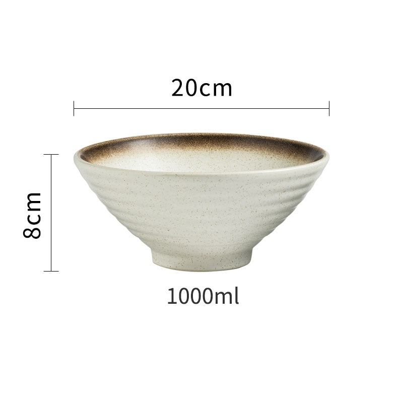 Japanese Ceramic Ramen Bowl 1600 ml