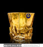 European-style large-scale crystal glass drawing gold wine whiskey glass beer glass tea glass spirits glass brandy glass