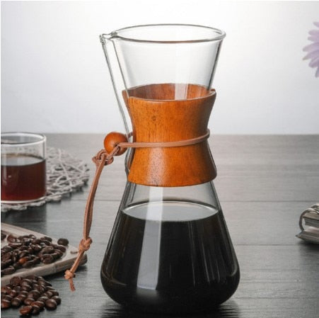 Chemex - Glass Coffee Dripper With Stainless Steel Filter - Various Sizes
