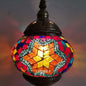 Mediterranean style Art Deco Turkish Mosaic Table Lamp Handcrafted mosaic Glass romantic bed light