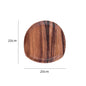 Acacia Wooden Tray Shaped Solid Wood Tray Sushi Cake Tray Wooden Salad Tray Fruit Tray Tea tray