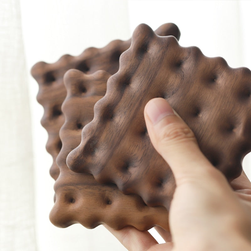 Musowood Wooden Cup Mat Cookie Natural Coaster Tea Coffee Mug Holder Photography Props Mats Crafts Wedding Party Decoration