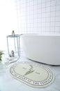 Non-Slip Bath Mat Absorbent Carpets INS Style Doormat  Entrance Mats Balcony Porch Area Rugs Living Room Bathroom Alfombra