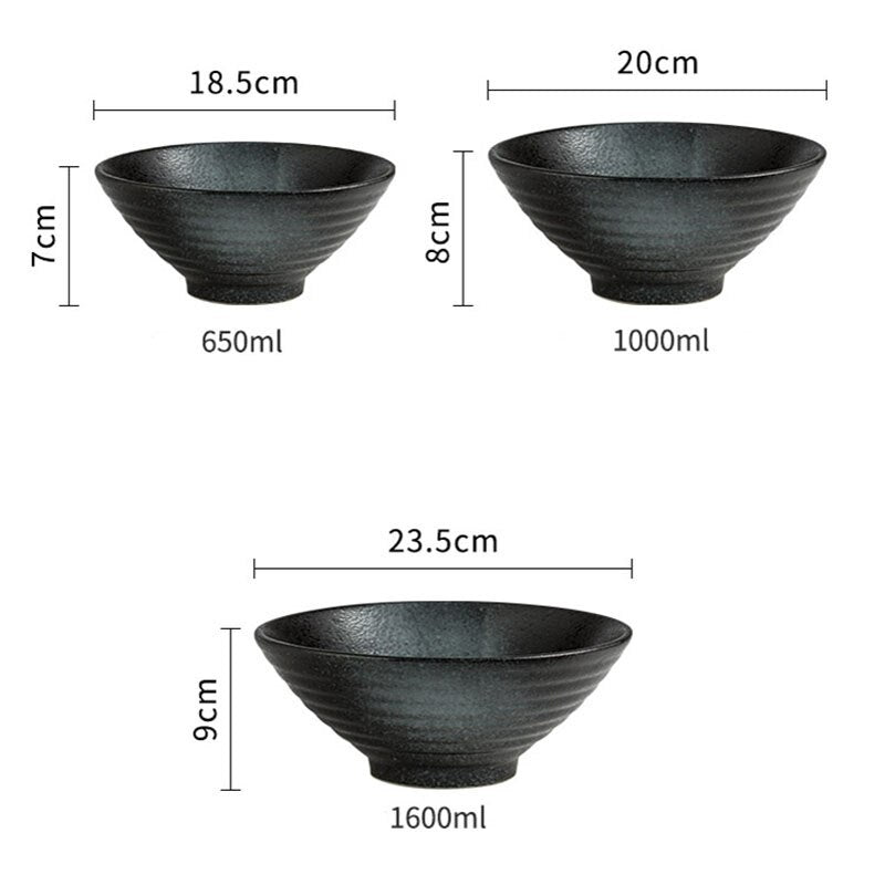 Japanese Ceramic Ramen Bowl 1600 ml