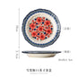 Retro Ceramic Plate Household Binaural Noodle Bowl Dinnerware Salad Bowl Fish Dishes 2l Soup Pot With Spoon Kitchen Tableware