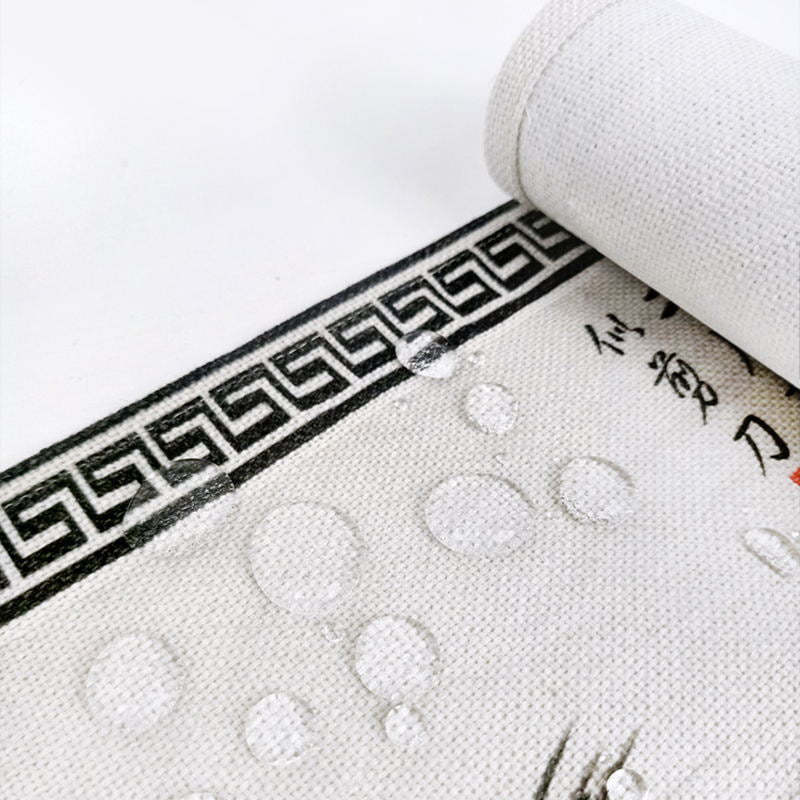 Chinese Ink Style Waterproof Table Runner