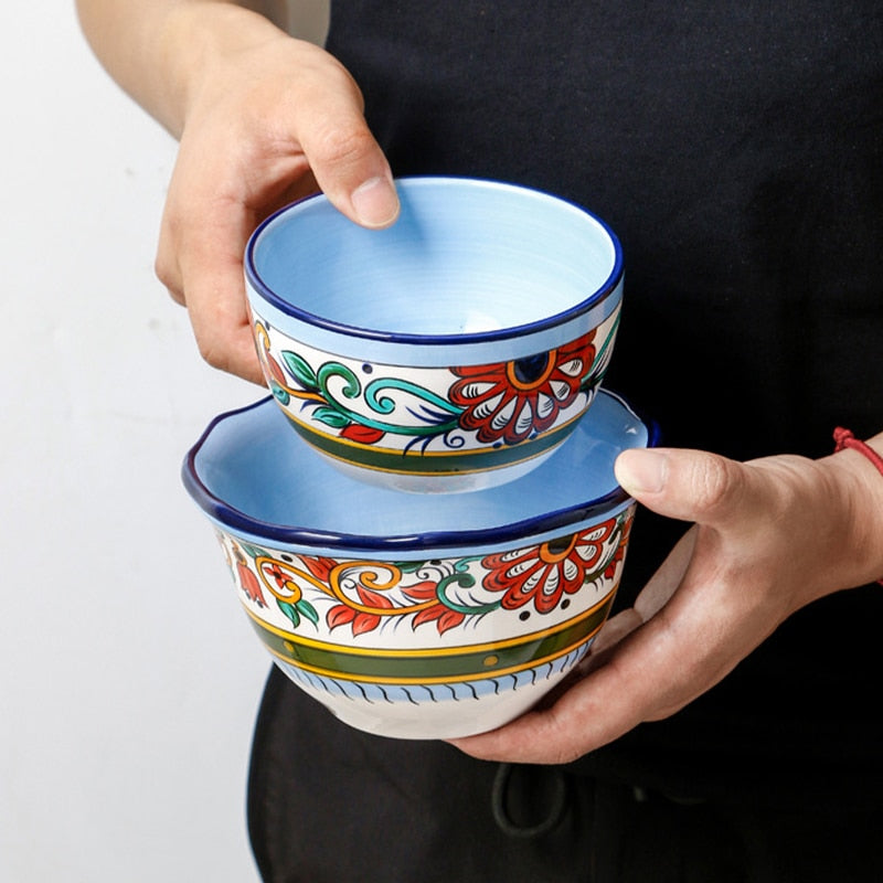 Dishes For Serving Dinner Plates Ceramic Western Plates Steak Noodles Plate Bowl Plates For Food Ceramic Tableware Dinnerware