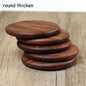Drink Mat Walnut Wood Coasters Placemats Decor Tea Coffee Cup Pad 1 Pc Durable Square Round Home Table Bowl Teapot
