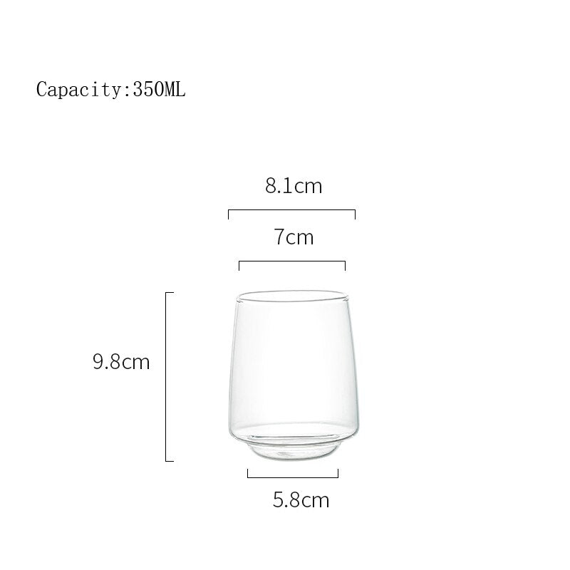 Glass Coffee Hand Punch Pot Coffee Cup Long Gooseneck Spout Kettle Pour Over Coffee Pot With Lid Home Heat Resistant Teapot