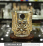 European-style large-scale crystal glass drawing gold wine whiskey glass beer glass tea glass spirits glass brandy glass