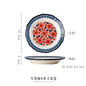 Retro Ceramic Plate Household Binaural Noodle Bowl Dinnerware Salad Bowl Fish Dishes 2l Soup Pot With Spoon Kitchen Tableware