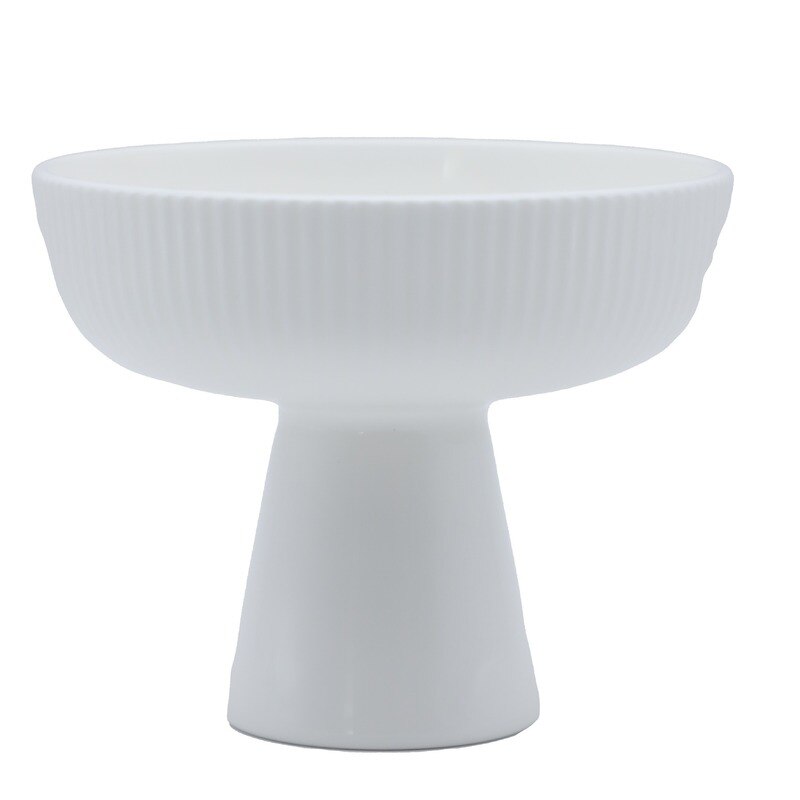 Modern White Ice Cream Ceramic Bowl Household Yogurt Pudding Bowl Dessert Cake Plate Kitchen Utensils Porcelain Home Decoration