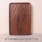 Wooden Serving Tray Tableware Plate for Snacks Dessert Food Storage Tea Coffee Breakfast Tray Hotel Home Wood Serving Trays
