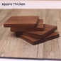 Drink Mat Walnut Wood Coasters Placemats Decor Tea Coffee Cup Pad 1 Pc Durable Square Round Home Table Bowl Teapot