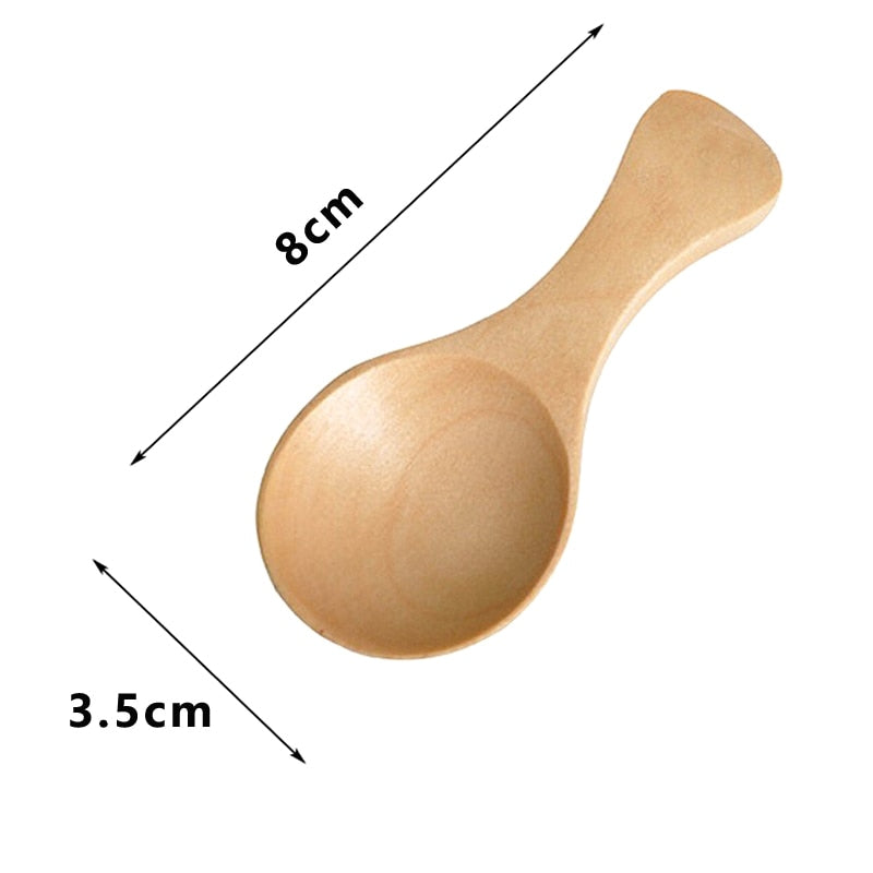 Mini Wooden Condiment Spoons Set of 4 - Balmy Days
