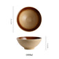Asian Ceramic Bowl - 1L Capacity - Various Colours - Oyunimade
