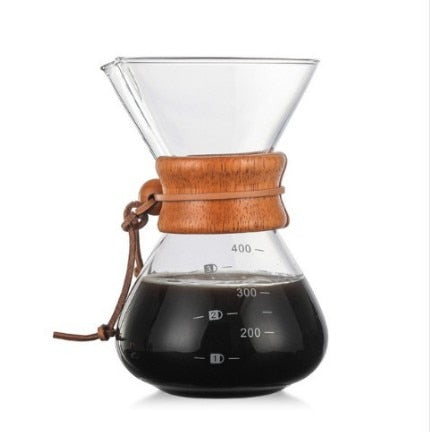 Chemex - Glass Coffee Dripper With Stainless Steel Filter - Various Sizes