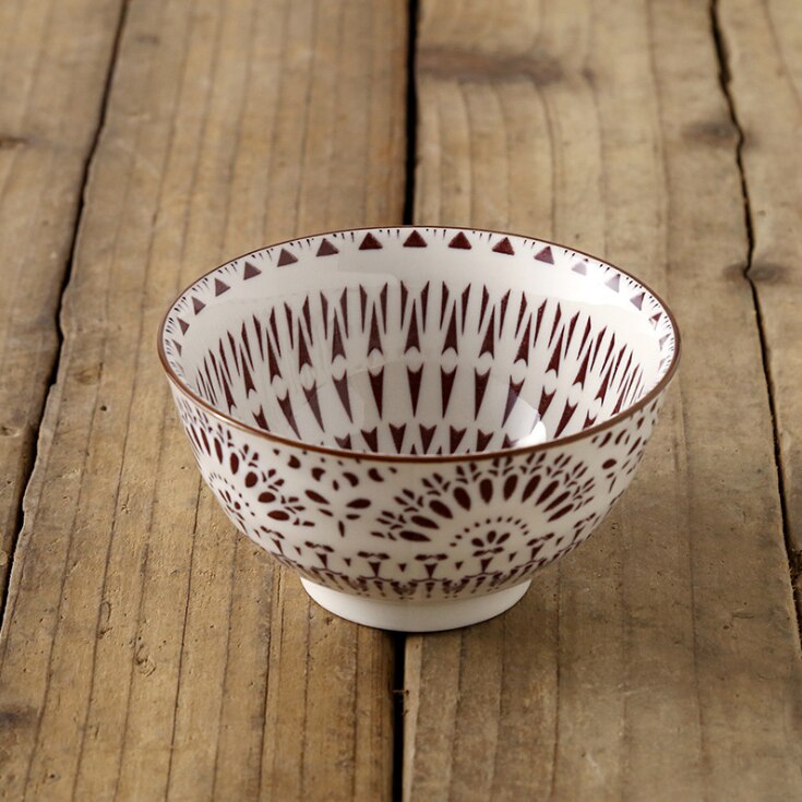 Small Asian Ceramic Bowl - Various Colours