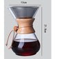 Chemex - Glass Coffee Dripper With Stainless Steel Filter - Various Sizes