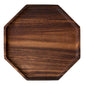 Creative Acacia Wood Plate Dishes Rectangle Octagonal Food Dessert Tea Dinner Tray Kitchenware Dinnerware Outdoor Tableware