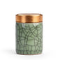 Mini Ceramics Tea Caddy oolong Tieguanyin Containers travel tea bag Sealed tea jar coffee Powder canister Household storage tank