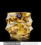 European-style large-scale crystal glass drawing gold wine whiskey glass beer glass tea glass spirits glass brandy glass