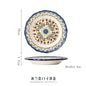 Retro Ceramic Plate Household Binaural Noodle Bowl Dinnerware Salad Bowl Fish Dishes 2l Soup Pot With Spoon Kitchen Tableware