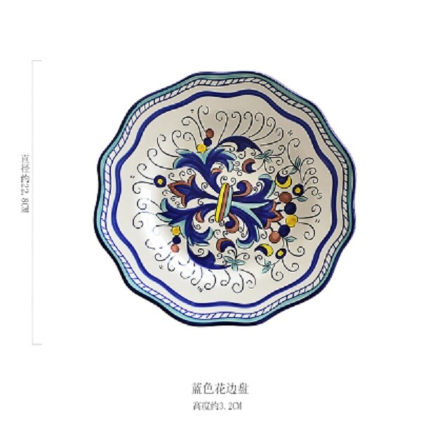 tableware Bohemia home christmas European style Ethnic customs series ceramic  western dishes large plates