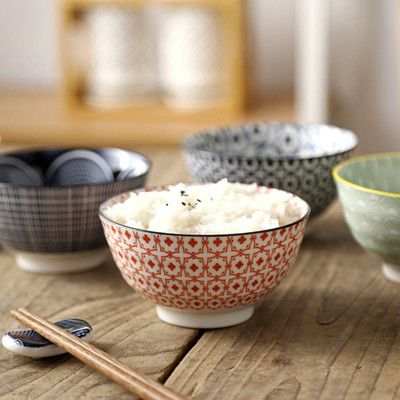 Small Asian Ceramic Bowl - Various Colours