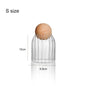 storage glass jar with wooden lid bottle kitchen mason jars with lid glass bottle container cereal dispenser canister