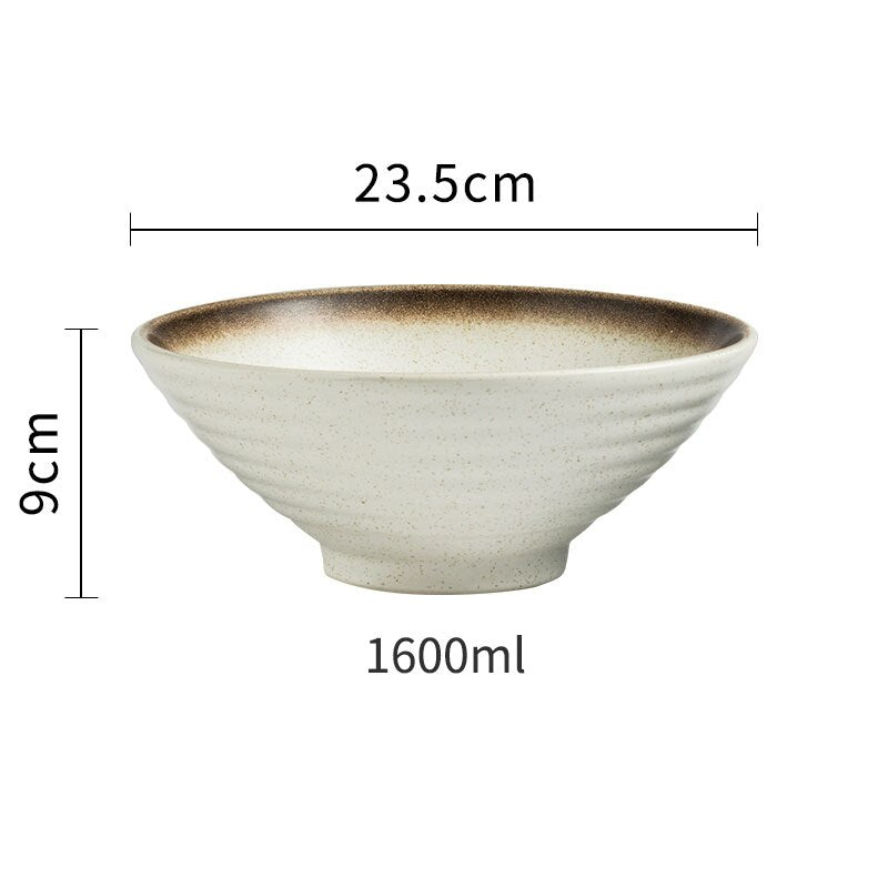 Japanese Ceramic Ramen Bowl 1600 ml