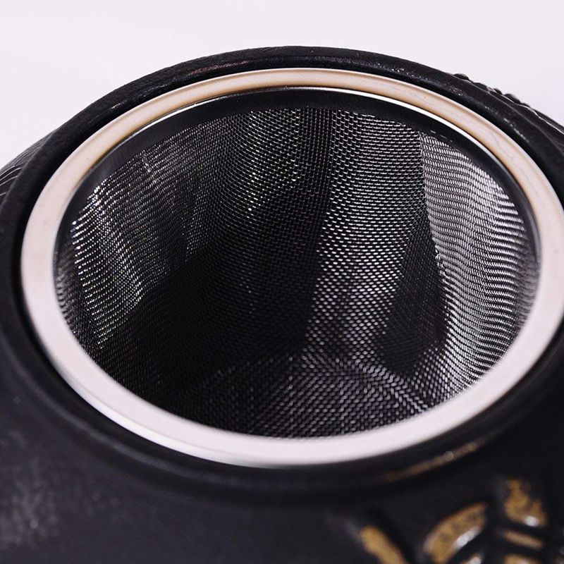 New 7 Chioces Cast Iron Teapot Set Japanese Tea Pot Tetsubin Kettle Enamel 900ml Kung Fu Infusers Metal With Strainer Net Filter
