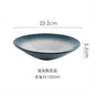 LingAo  Creative 9-inch Japanese ceramic ramen, speaker, salad bowl