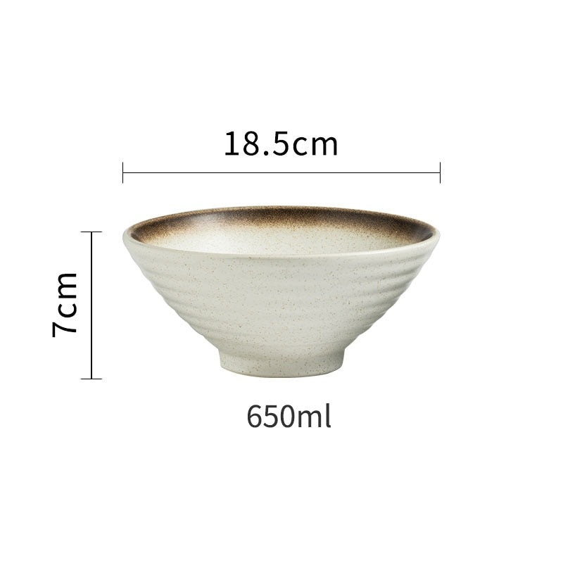 Japanese Ceramic Ramen Bowl 1600 ml