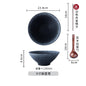 Japanese style ceramic bowl ramen bowl tableware set household noodles big bowl rice bowl ramen bowl