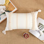 Bohemian Woven Cotton and Washed Linen Cushion Cover Pillow Cover With Ethnic Patterns