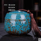 Asian Decorative Round Dry Storage Caddy